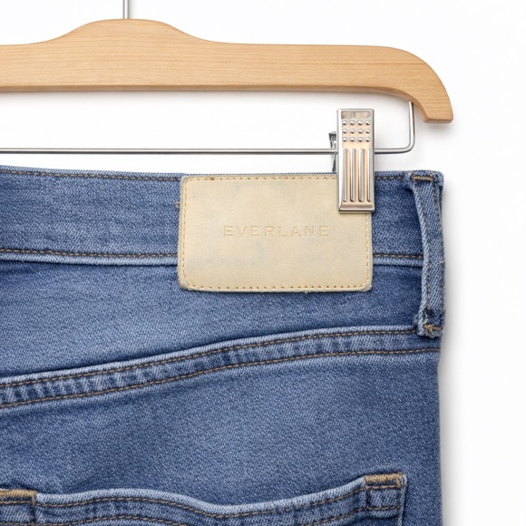 Everlane The High‑Rise Skinny Jean | Medium Wash Stretch Denim | Sz 27 - Picture 3 of 5